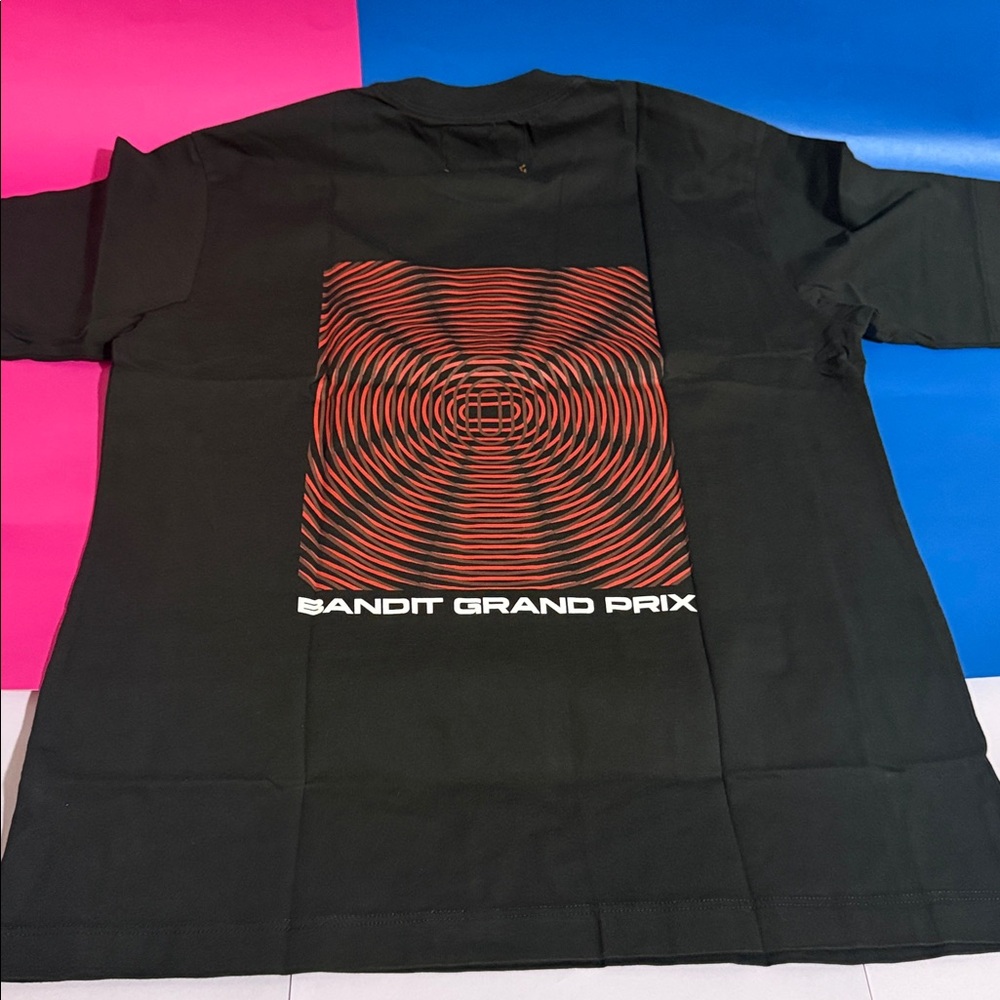 NWT Bandit Running Grand Prix "Formula Run" Cotton Tee Black Small